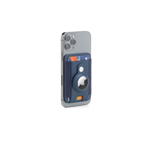 MARZ - Santhome Airtag Cardholder - Navy Blue