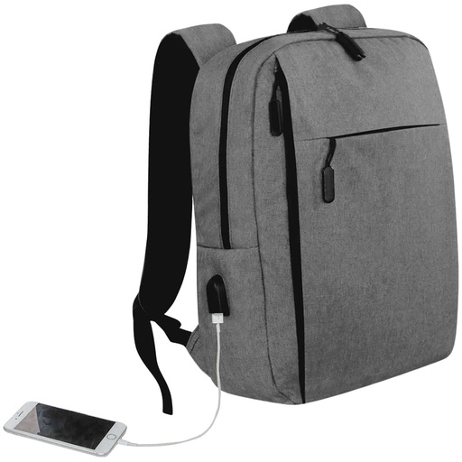 MALACCA - Giftology Laptop Backpack 12L - Grey (Anti-bacterial)