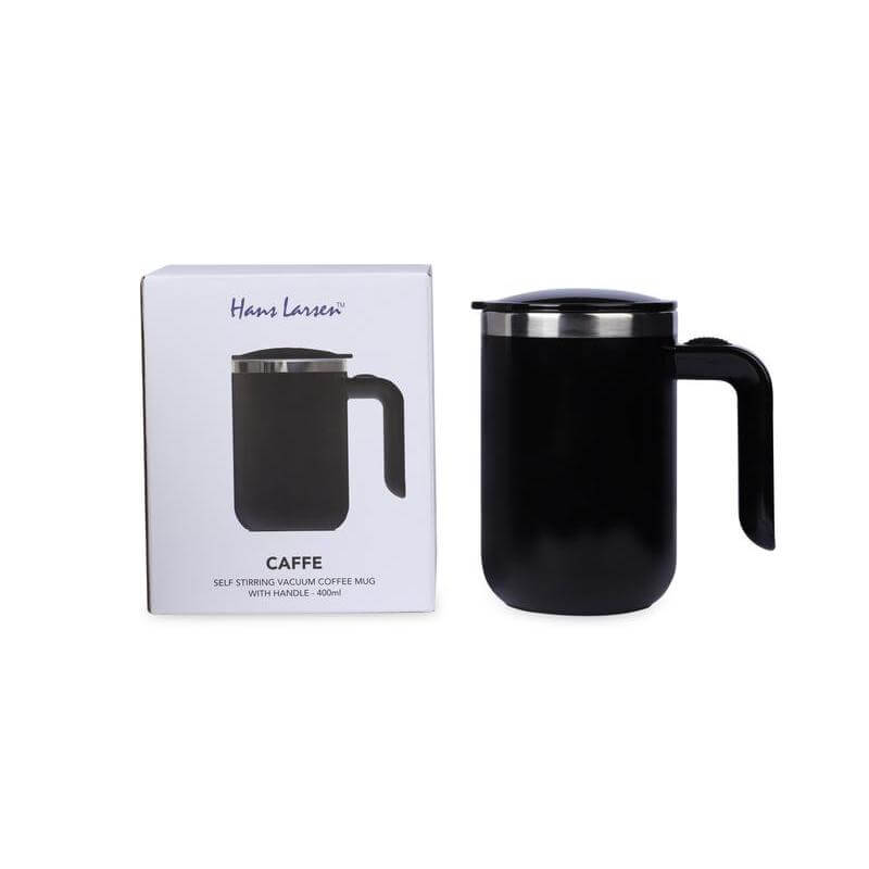 CAFFE - Hans Larsen Auto-Stirring Coffee Mug - Black