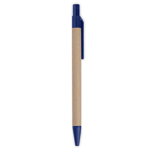 SION- eco-neutral B6 Notepad & Pen Set with Sticky Note - Navy Blue