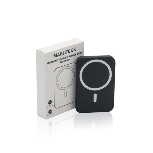 Maglite 5K - 5000 mAh Magnetic Wireless Power Bank - Black 
