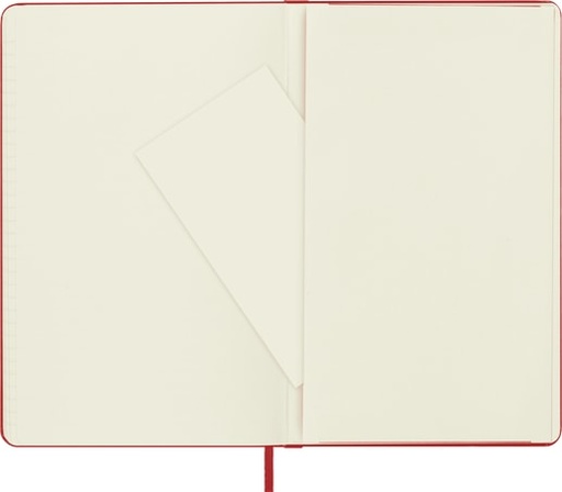 Moleskine Classic Large Ruled Hard Cover Notebook - Scarlet Red