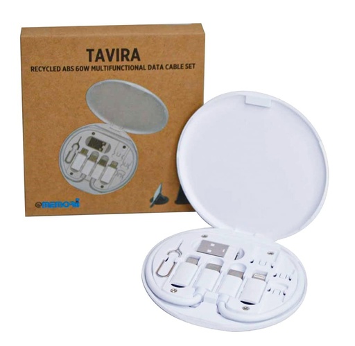 TAVIRA - @memorii Recycled Multi-Cable Set - White