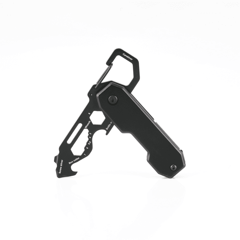 Santhome EDC Foldable Keytool and Parcel Cutter - Black